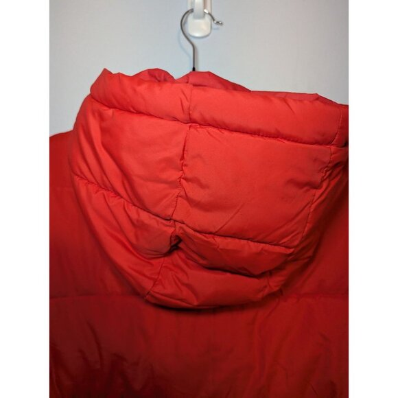 GAP Cold Control Max Red Jacket Womens M Hooded Puffer Water Resistant Coat - Picture 10 of 14